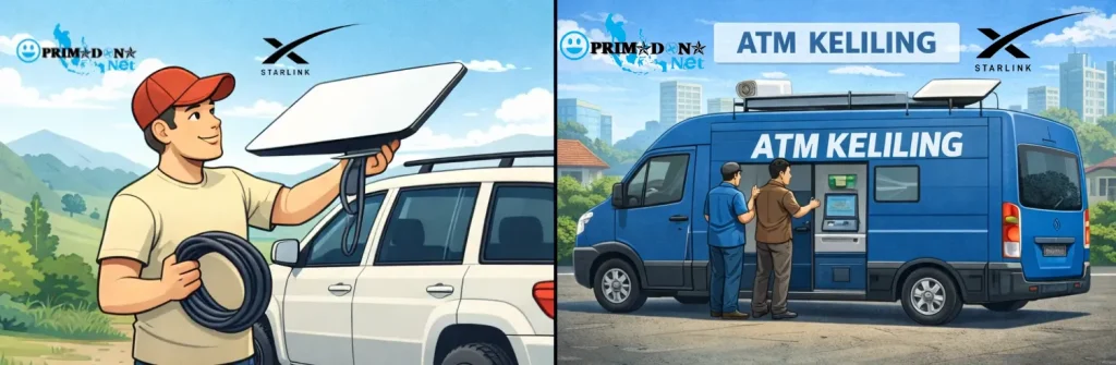 Starlink Mobile PRIMADONA Net (Internet dan VPN) Starlink Mobile PRIMADONA Net (Internet & VPN)