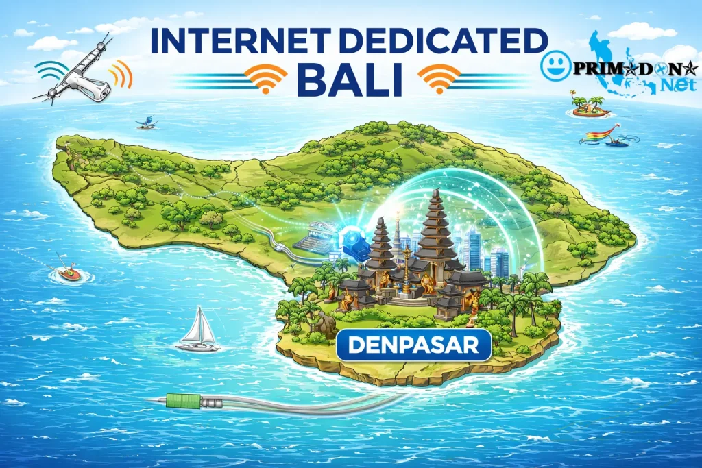 Internet Dedicated Denpasar - Badung - Tabanan - Gianyar - Bali PRIMADONA Net