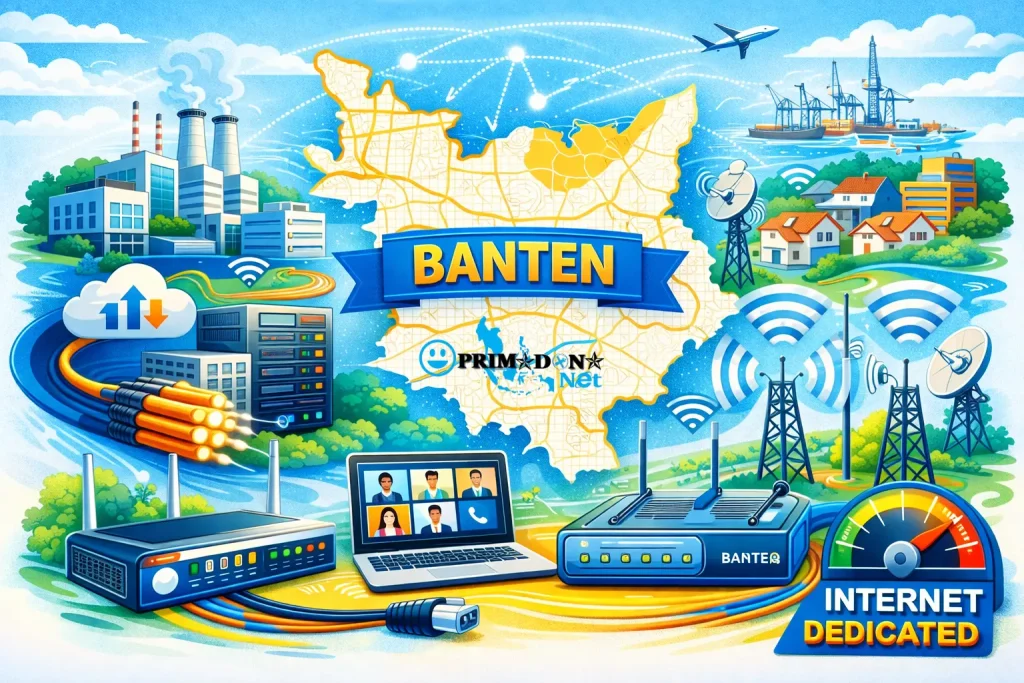 Layanan Internet Dedicated Banten PRIMADONA Net