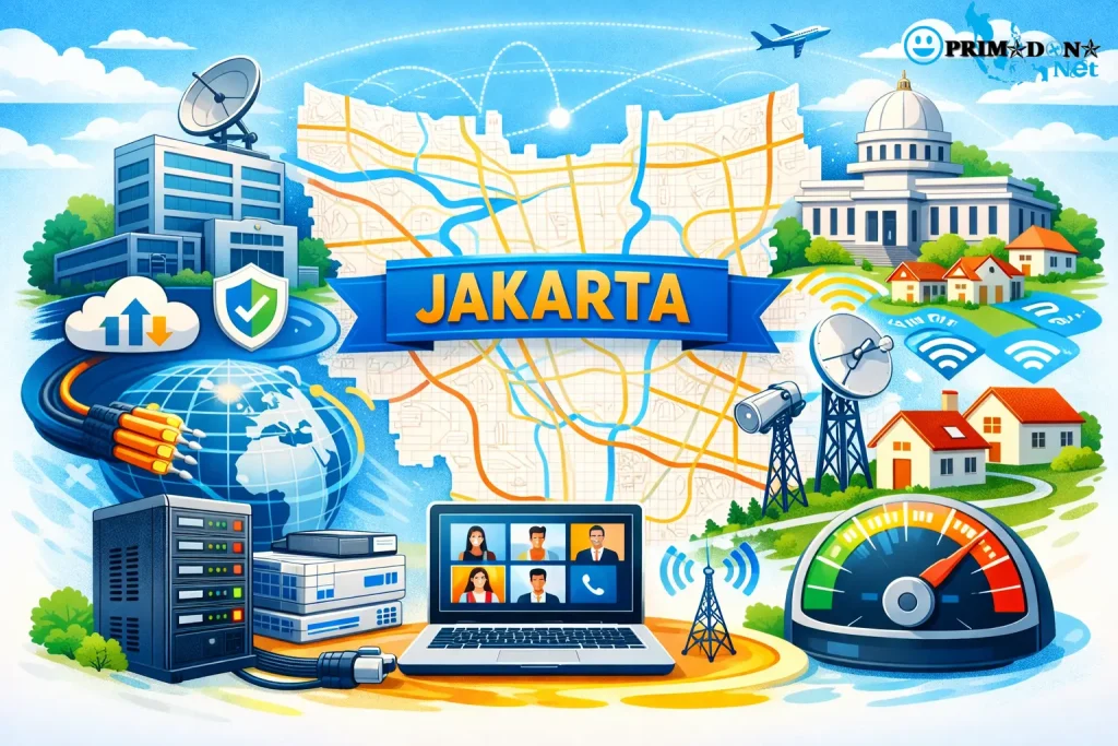 Layanan Internet Dedicated Jakarta PRIMADONA Net