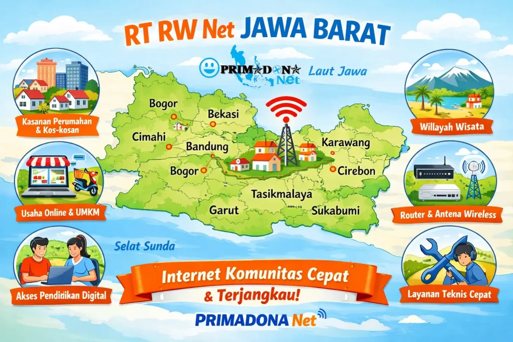 RT RW Net Jabar (Jawa Barat) PRIMADONA Net