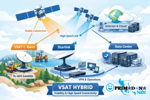 layanan vsat hybrid primadona net
