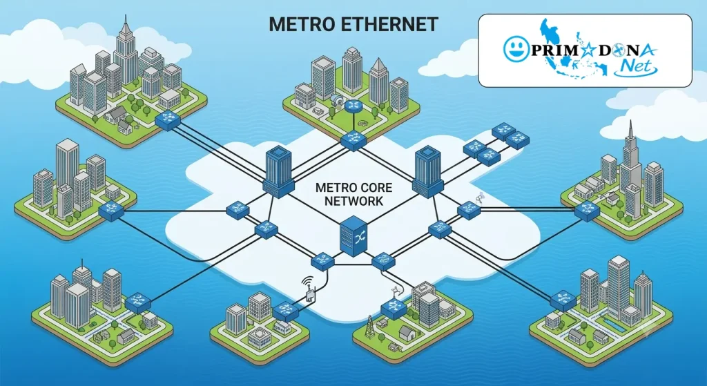 layanan metro e murah - metro ethernet murah dari PRIMADONA Net