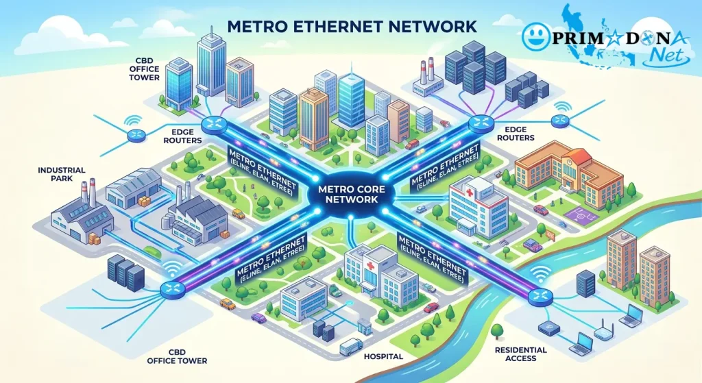 jaringan metro ethernet primadona net