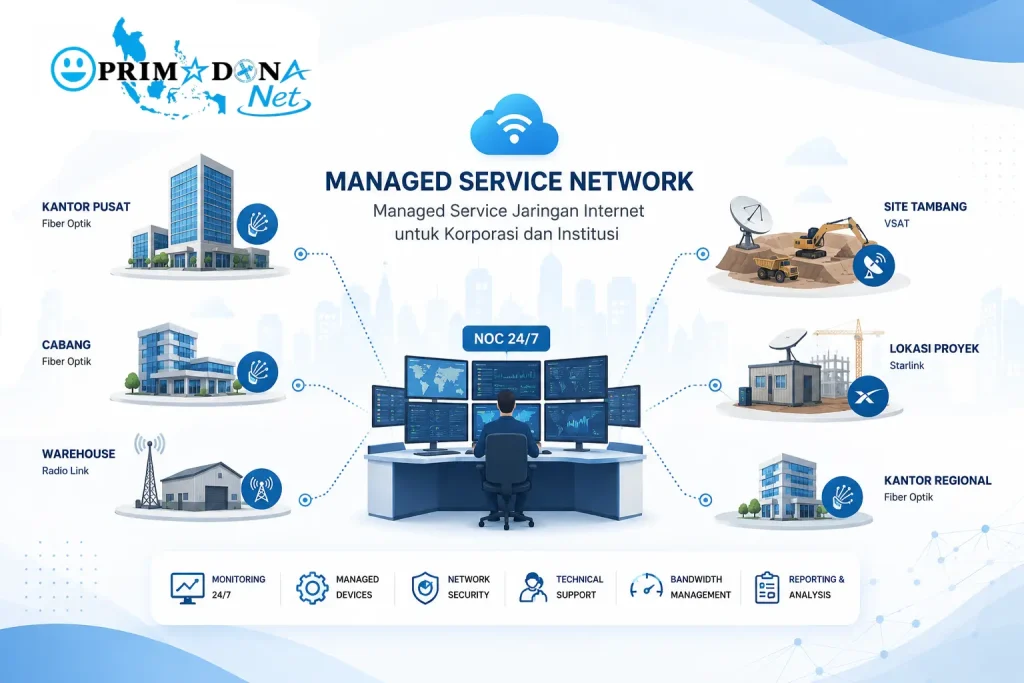 Layanan Managed Service Network - Managed Service Jaringan Internet